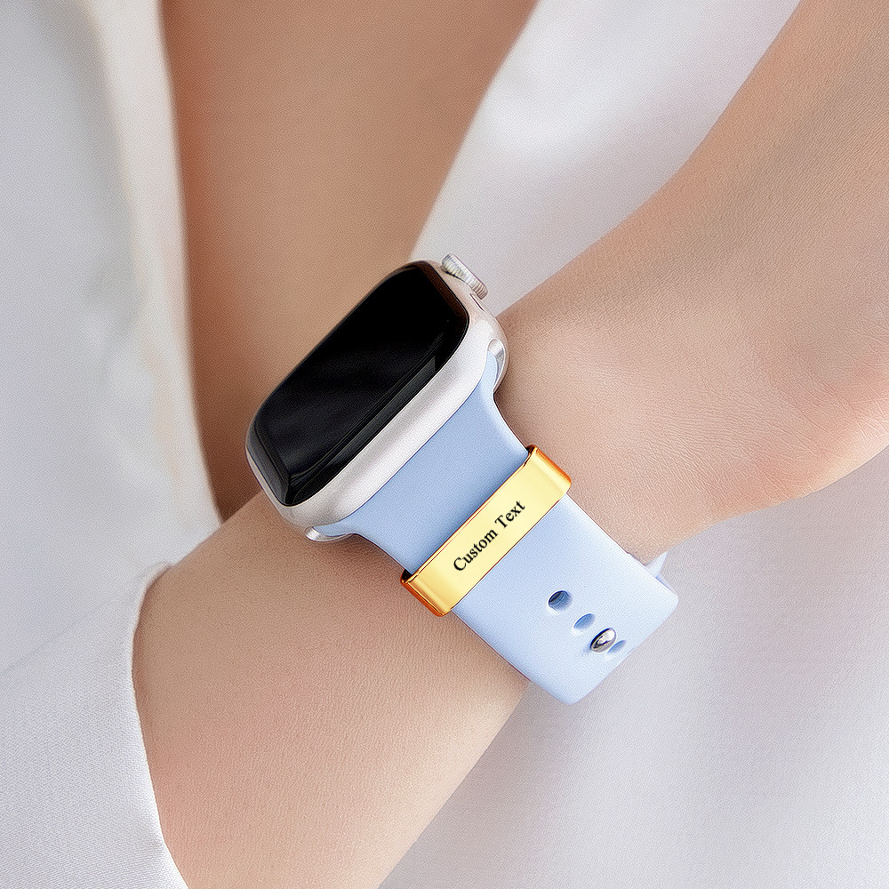 Personalized Watch Charm, Custom Photo Smart Watch Charm, Customized Picture Watch Strap Charm, Engraved Smart Watch Accessory