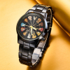Personalized Rock Around the Clock Guitar Watch for Music Lovers