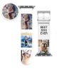 Custom Pet Collage Photo Silicone Watch Band For Pet Lovers Commemorate Gift