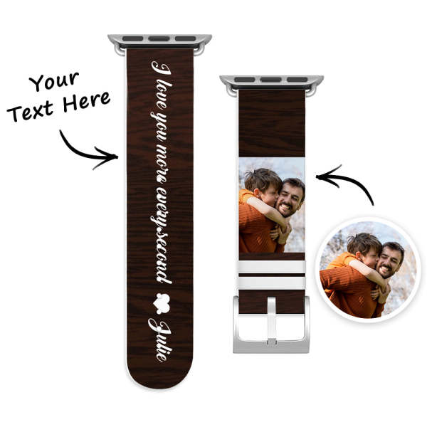 Watch Band Custom Photo And Text Silicone Watch Band