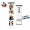 Custom Collage Photo and Name Watch Band Silicone Watch Band Gift