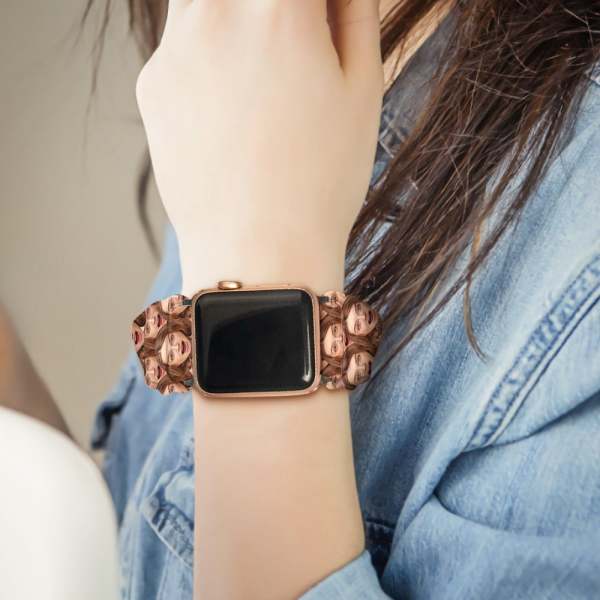 Custom Funny Watch Band with Your Face Scrunchies Watch Bands Gifts for Her