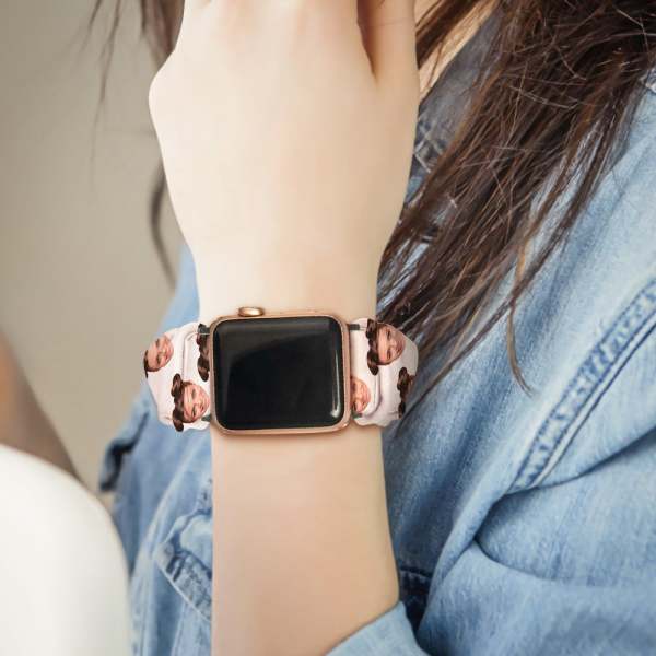 Custom Watch Band with Your Face Scrunchies Watch Bands Gifts for Her