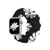 White Flower Watch Band Scrunchies Elastic Watch Bands for Her