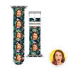 Custom Watch Band Personalized Face Hawaiian Style Silicone Watch Band Gift