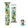 Personalized Watch Band Custom Face Pineapple Hawaiian Style Watch Band Gift