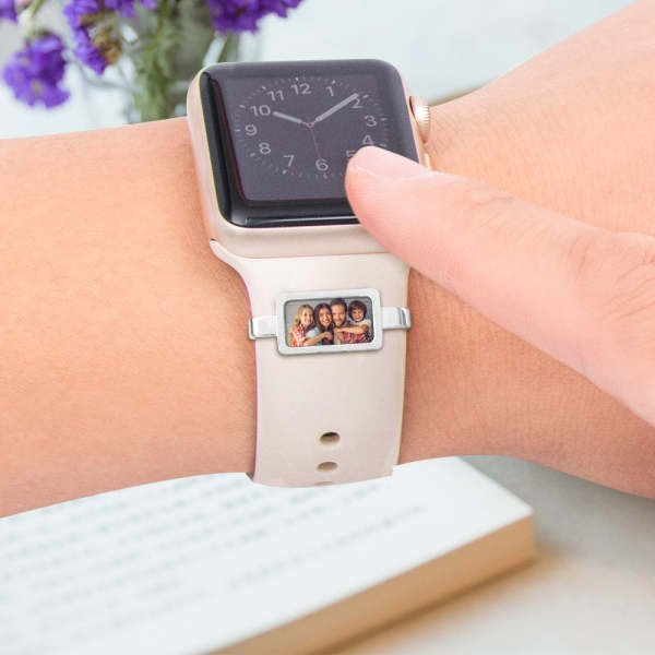 Custom Photo Watch Charm Sport Band Charm Personalized Smart Watch Jewelry Accessory Gift