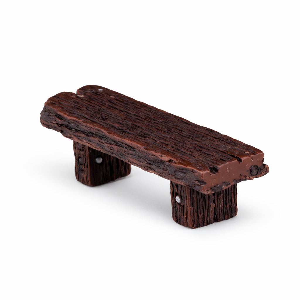 (5.6cm) Black Long Bench - Photowatch