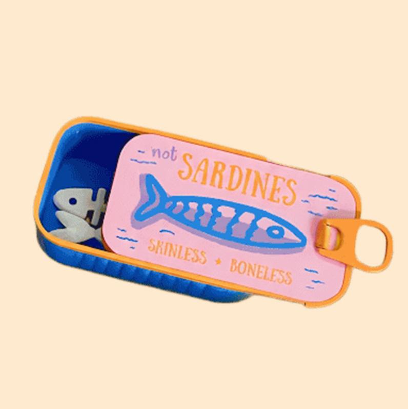 Travel Jewelry Box with Two Fish