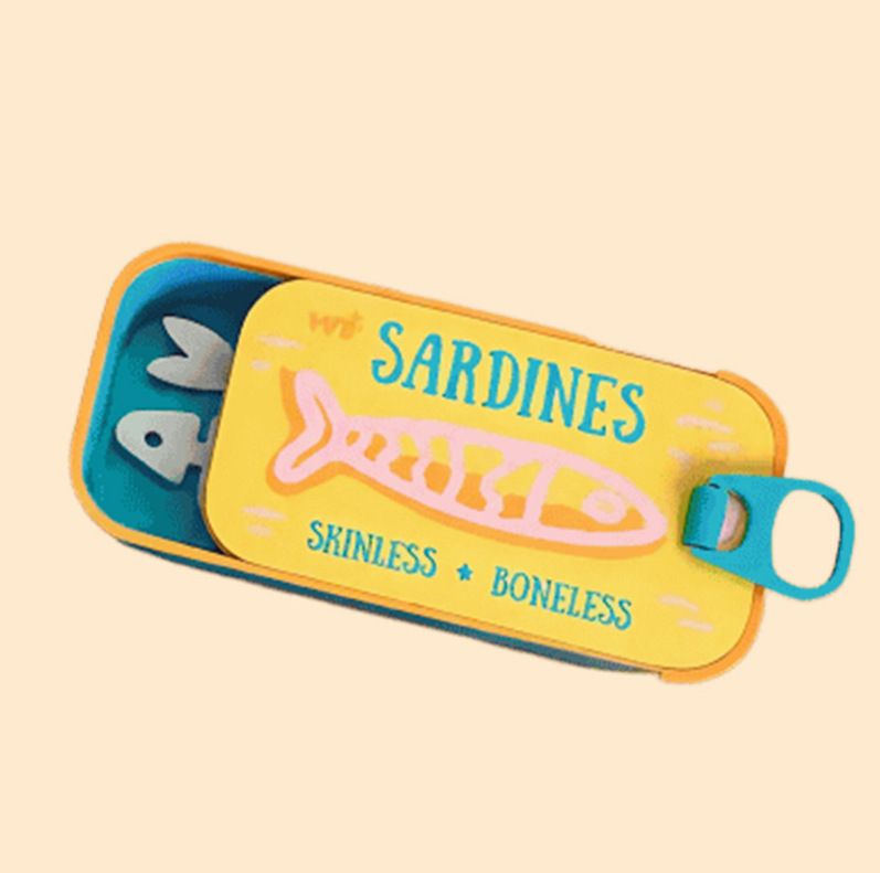 Travel Jewelry Box with Two Fish