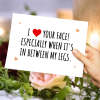 Anniversary Gift For Him Valentines Day Card For Men Naughty Birthday Card