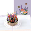 Creative 3d Three-dimensional Flower Greeting Card Mother's Day Blessing Message Card