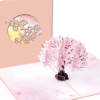 Creative 3d Three-dimensional Flower Greeting Card Mother's Day Blessing Message Card