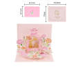 3D Folding Three-dimensional Greeting Card Mother's Day Paper Carving Message Card