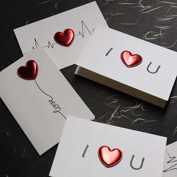 Love Greeting Card Three-dimensional Heartbeat Creative Card - MyPhotoBoxerUk