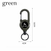 3 In 1 new multifunctional Retractable Pull Reel Carabiner Keychain, Strong Steel Wire Rope Buckle,Outdoor Sport Keychain Tool keychain accessories - Photowatch