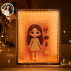 Custom 2D Mini Figures Cartoon Mirror Light Custom Toy Figure Lamp Personalized Photo Night Light - CustomPetGifts