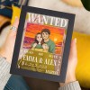 Personalized Anime Wanted Couple Portrait Led Light Frame - Photowatch