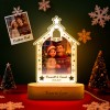 Personalized Christmas Tree Night Light, Custom Photo Engraved Cartoon Style Gift, Best Christmas Gift for Couple, Family - Photowatch