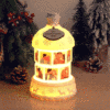 Custom Multi-Photo Rotating Night Light Music Box Engraved Family Keepsake Lamp Christmas Drift Bottle Light Christmas Tree Light Christmas Gift