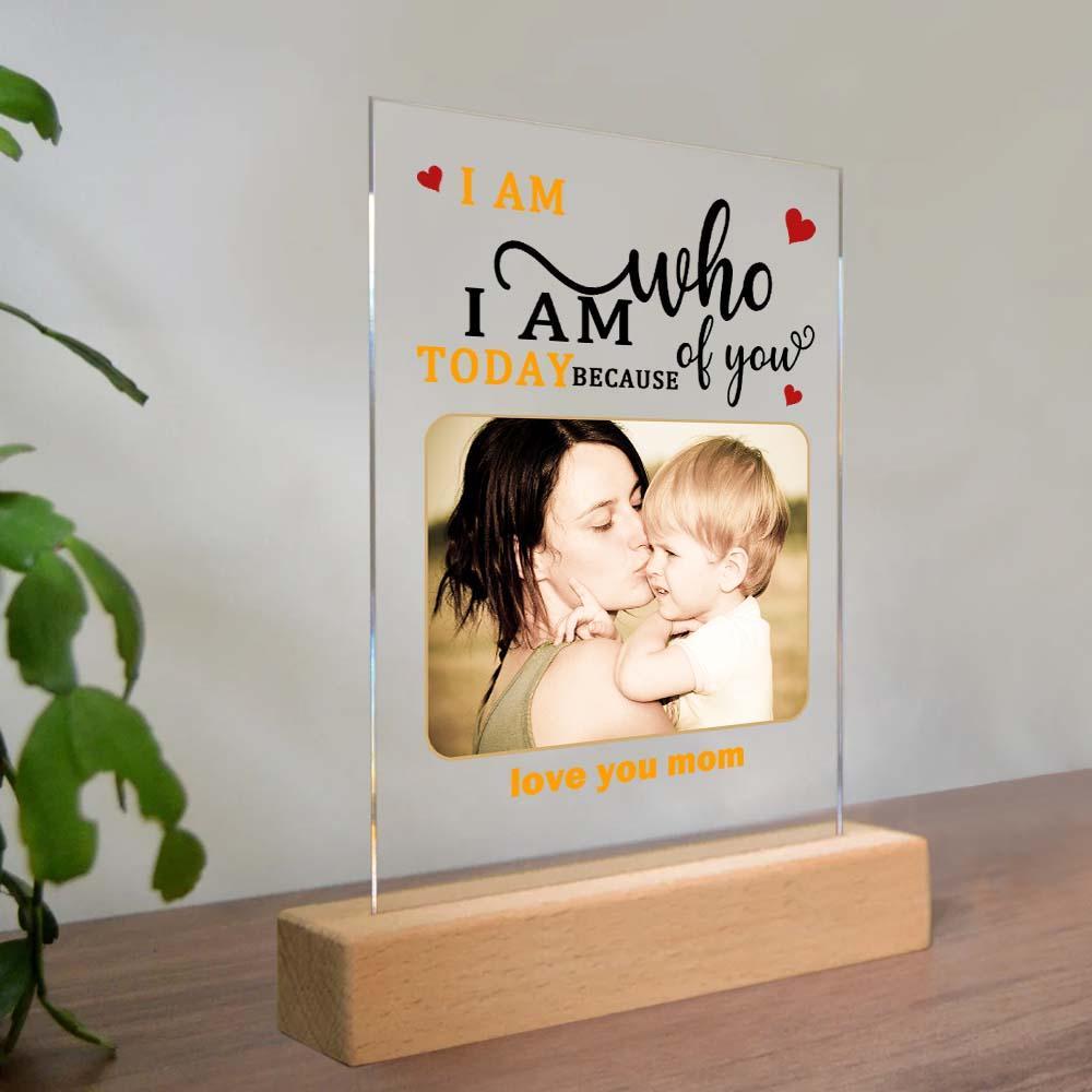 Mother's Day Gift Custom Photo Keychian/Plaque/Night Light For Mom - photowatch