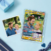 Personalized Father's Day Poke Card, Custom Photo Art Card, Best Dad Wallet Card Gift For Dad, Father's Day Gift From Kids, New Dad Gift