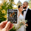 Custom Anime Couples Magic Card Personalized Photo Magic Anime Card Anniversary Gift for Couples - Photowatch