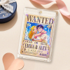 Custom Anime Bounty Couple Portrait Game Card, Personalized WANTED Bounty Card with Holographic Foil, Unique Gift for Couples & Friends