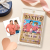 Custom Anime Bounty Couple Portrait Game Card, Personalized WANTED Bounty Card with Holographic Foil, Unique Gift for Couples & Friends