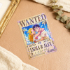 Custom Anime Bounty Couple Portrait Game Card, Personalized WANTED Bounty Card with Holographic Foil, Unique Gift for Couples & Friends