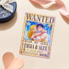 Custom Anime Bounty Couple Portrait Game Card, Personalized WANTED Bounty Card with Holographic Foil, Unique Gift for Couples & Friends