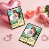 Personalized Anime Magic Card Couple Photo Anime Style Valentine's Day Gift for Couple - Photowatch