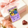Personalized Valentine’s Day Power Couple Card, Custom Anniversary Card Couple Photo Anime Style, Best Valentine's Day Gift for Lover