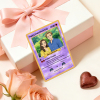 Personalized Valentine’s Day Power Couple Card, Custom Anniversary Card Couple Photo Anime Style, Best Valentine's Day Gift for Lover
