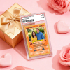Personalized Valentine’s Day Power Couple Card, Custom Anniversary Card Couple Photo Anime Style, Best Valentine's Day Gift for Lover
