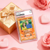 Personalized Valentine’s Day Power Couple Card, Custom Anniversary Card Couple Photo Anime Style, Best Valentine's Day Gift for Lover