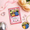 Personalized Valentine’s Day Power Couple Card, Custom Anniversary Card Couple Photo Anime Style, Best Valentine's Day Gift for Lover
