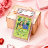 Personalized Valentine’s Day Power Couple Card, Custom Anniversary Card Couple Photo Anime Style, Best Valentine's Day Gift for Lover