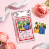 Personalized Valentine’s Day Power Couple Card, Custom Anniversary Card Couple Photo Anime Style, Best Valentine's Day Gift for Lover