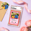 Personalized Valentine’s Day Power Couple Card, Custom Anniversary Card Couple Photo Anime Style, Best Valentine's Day Gift for Lover