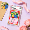 Personalized Valentine’s Day Power Couple Card, Custom Anniversary Card Couple Photo Anime Style, Best Valentine's Day Gift for Lover
