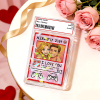 Personalized Valentine’s Day Power Couple Card, Custom Anniversary Card Couple Photo Anime Style, Best Valentine's Day Gift for Lover