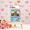 Personalized Valentine’s Day Power Couple Card, Custom Anniversary Card Couple Photo Anime Style, Best Valentine's Day Gift for Lover