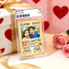 Personalized Valentine’s Day Power Couple Card, Custom Anniversary Card Couple Photo Anime Style, Best Valentine's Day Gift for Lover