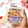 Personalized Valentine’s Day Power Couple Card, Custom Anniversary Card Couple Photo Anime Style, Best Valentine's Day Gift for Lover