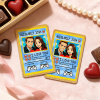 Personalized Valentine’s Day Power Couple Card, Custom Anniversary Card Couple Photo Anime Style, Best Valentine's Day Gift for Lover