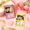 Personalized Valentine’s Day Power Couple Card, Custom Anniversary Card Couple Photo Anime Style, Best Valentine's Day Gift for Lover