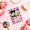 Personalized Valentine’s Day Power Couple Card, Custom Anniversary Card Couple Photo Anime Style, Best Valentine's Day Gift for Lover