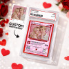 Personalized Valentine’s Day Power Couple Card, Custom Anniversary Card Couple Photo Anime Style, Best Valentine's Day Gift for Lover