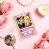 Personalized Valentine’s Day Power Couple Card, Custom Anniversary Card Couple Photo Anime Style, Best Valentine's Day Gift for Lover